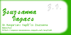 zsuzsanna vagacs business card